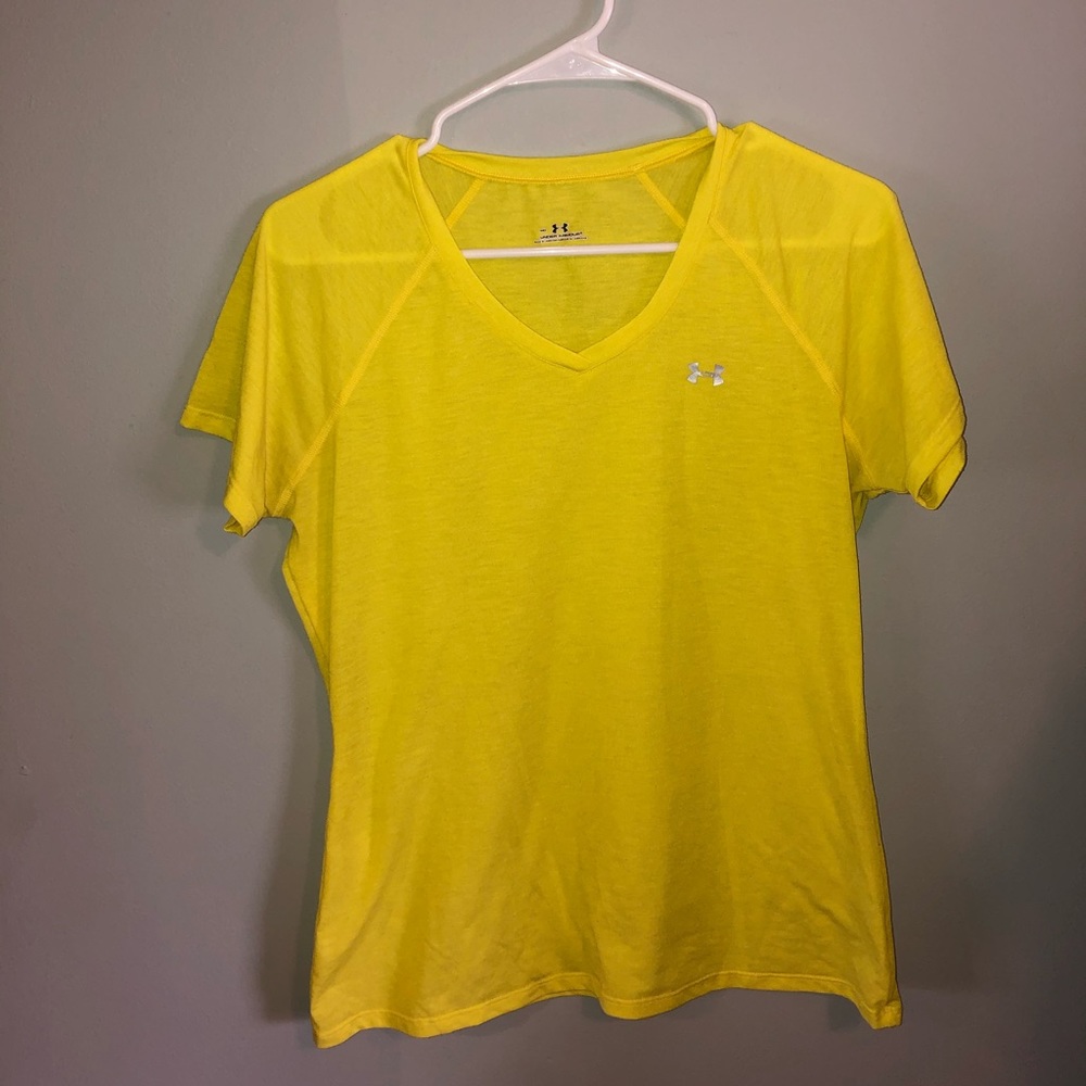 Under Armor yellow top size M